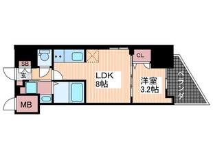 S-RESIDENCE国泰寺Iの物件間取画像